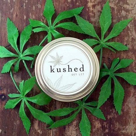 Kushed Queen Green Candle